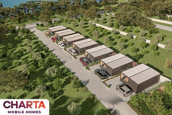 Raspored mobinih kućica u kampu