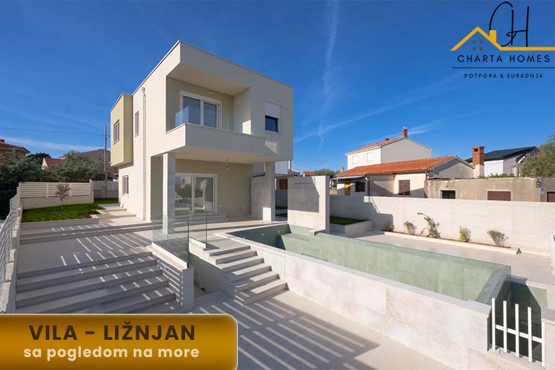 Moderna vila sa bazenom i pogledom na more - Slika 27