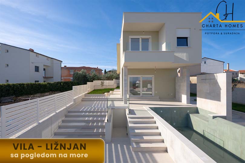 Moderna vila sa bazenom i pogledom na more - Slika 26