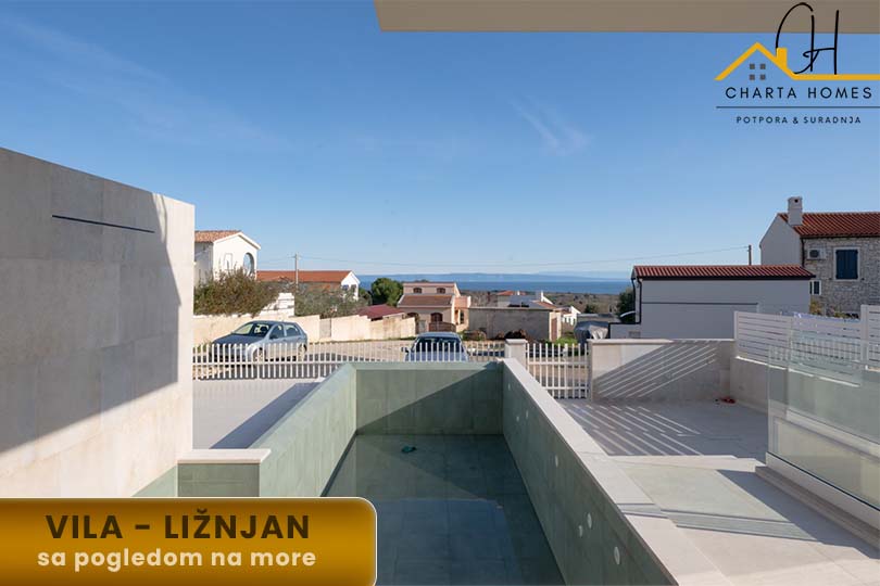 Moderna vila sa bazenom i pogledom na more - Slika 25