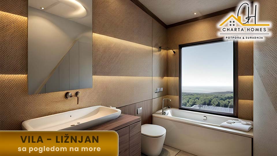 Moderna vila sa bazenom i pogledom na more - Slika 9