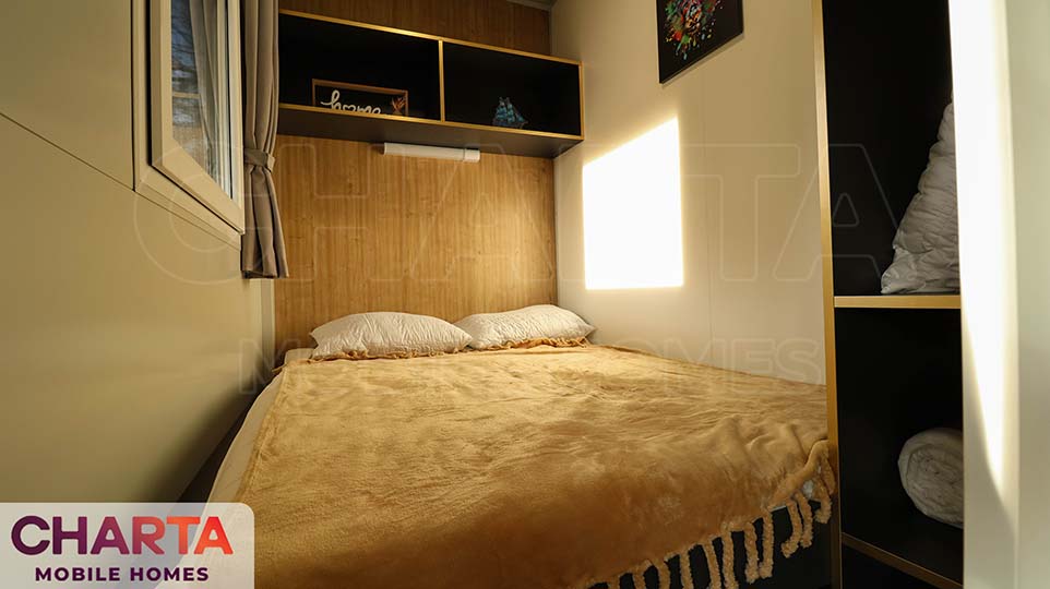 Spavaća soba mobilne kućice