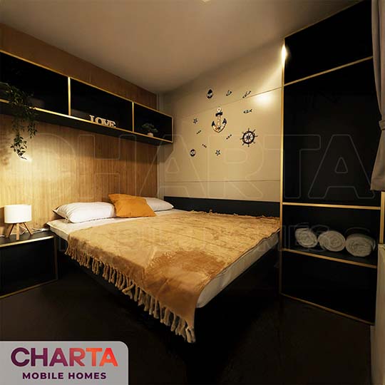 Spavaća soba mobilne kućice