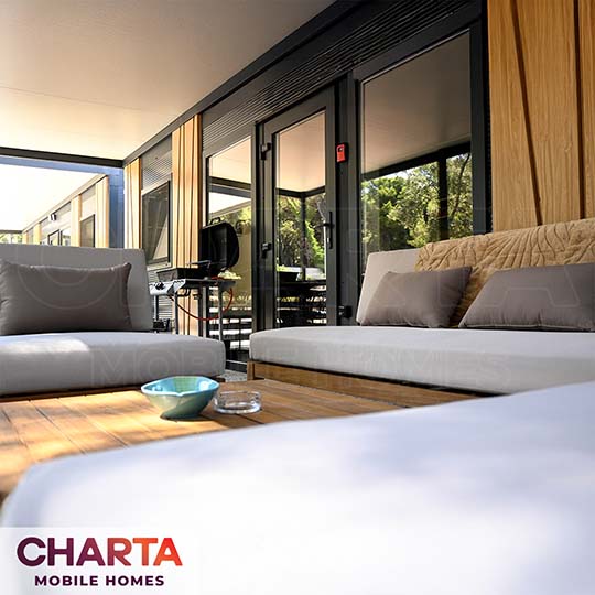 Odmor na terasi mobilne kućice