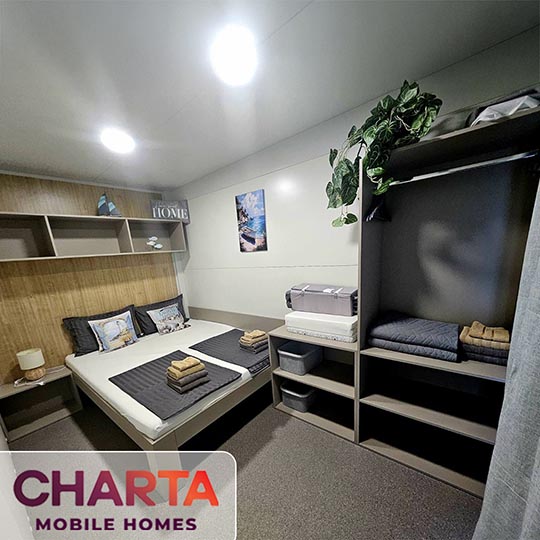 mobilna kućica spavaća soba