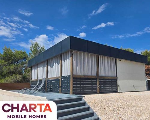 Primjer mobilne kućice sa potencijalom cjelogodišnjeg najma za kamp Rešetar