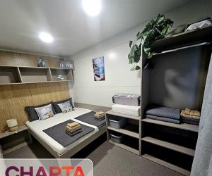 mobilna kućica spavaća soba