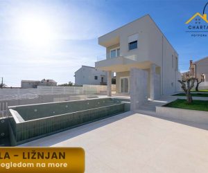 Zasađene masline i travnjak