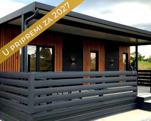 Model mobilne kućice za kamp u Istri