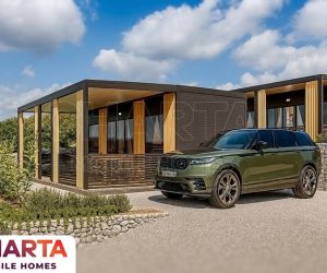 Mobilna kućica i parking