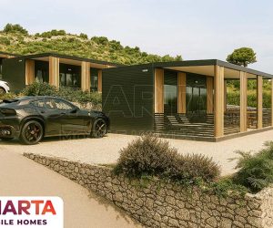 Mobilna kućica sa terasom